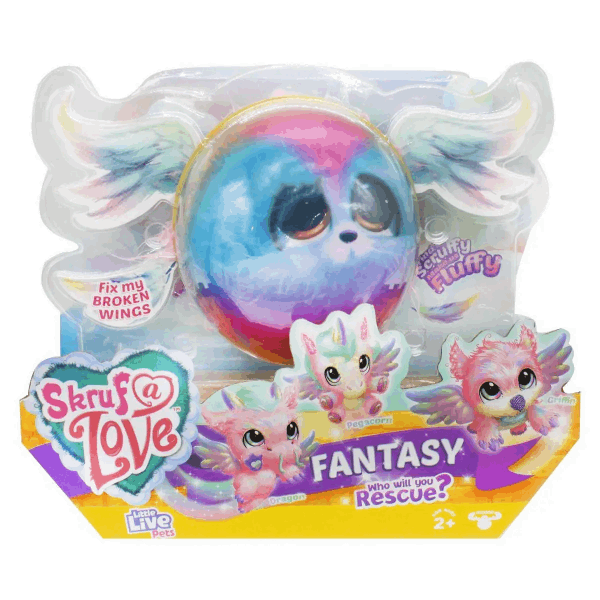 BestToys Ժամանցային խաղեր Փափուկ խաղալիք թևերով | FANTASY Scruff a Luvs